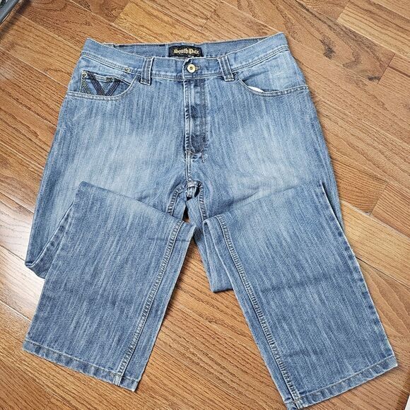 VTG DS Southpole Men 34 x 32 Blue Jeans Denim Sk8 Loose Baggy Grunge Y2K Punk - Picture 1 of 12